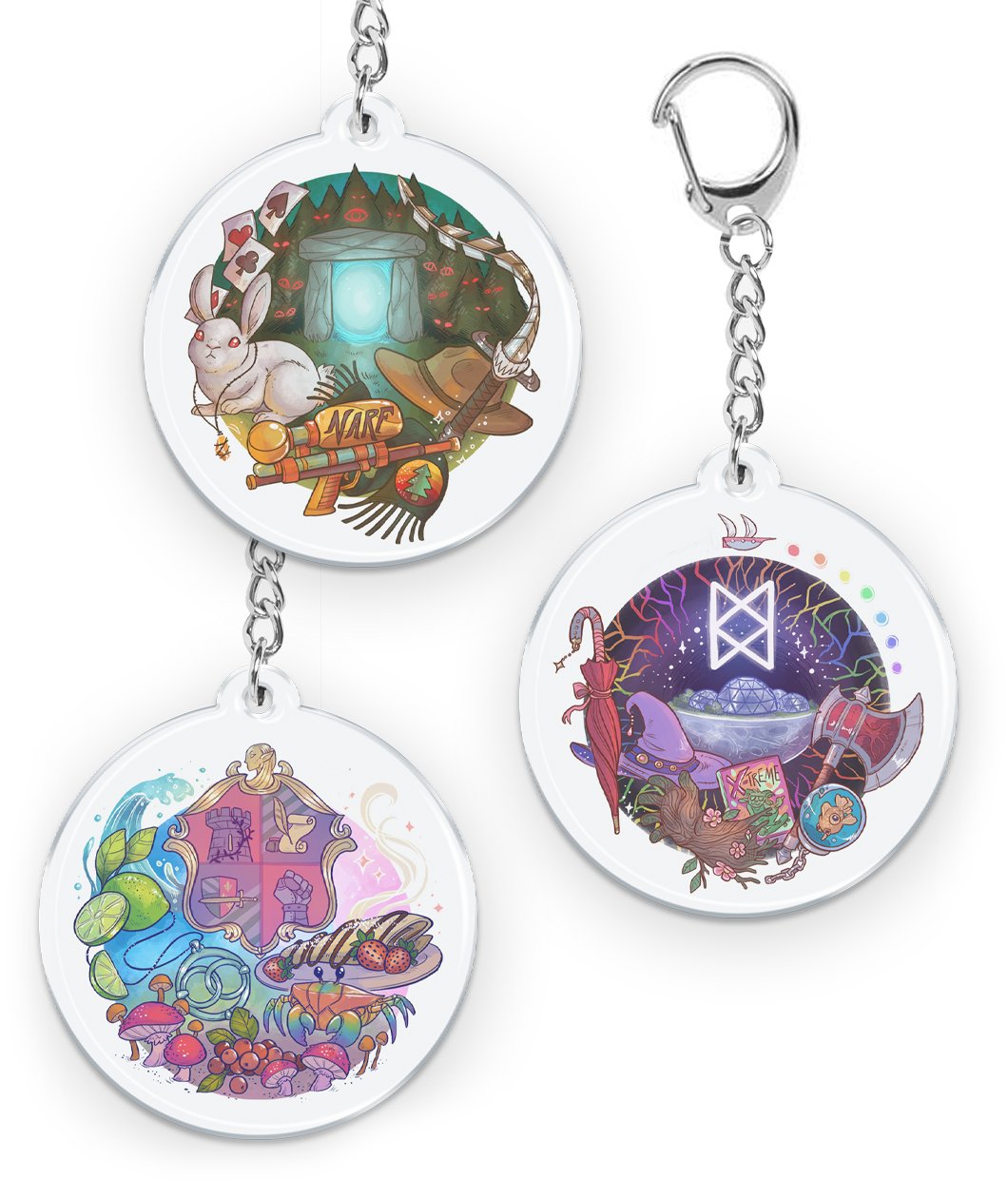 The Adventure Zone Acrylic Keychains