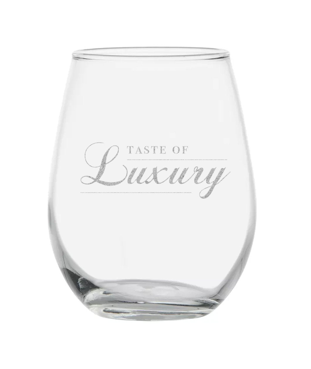 Taste of Luxury Stemless Wine Glass