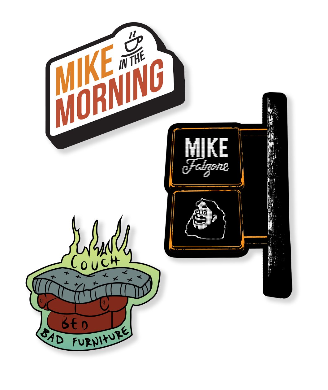 Mike Falzone Sticker Pack