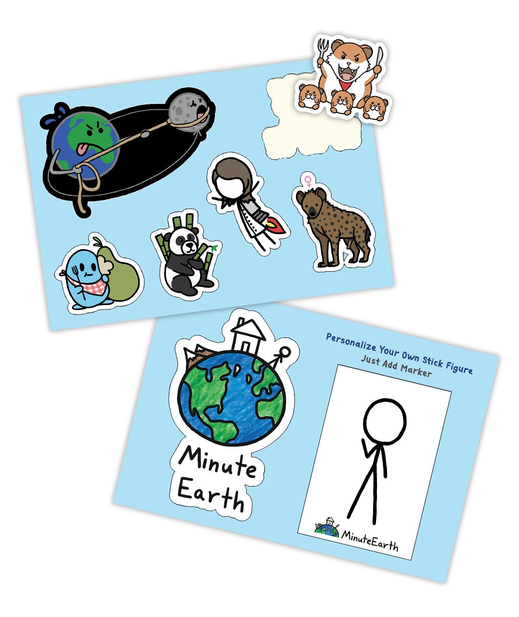 Minute Earth Sticker Pack