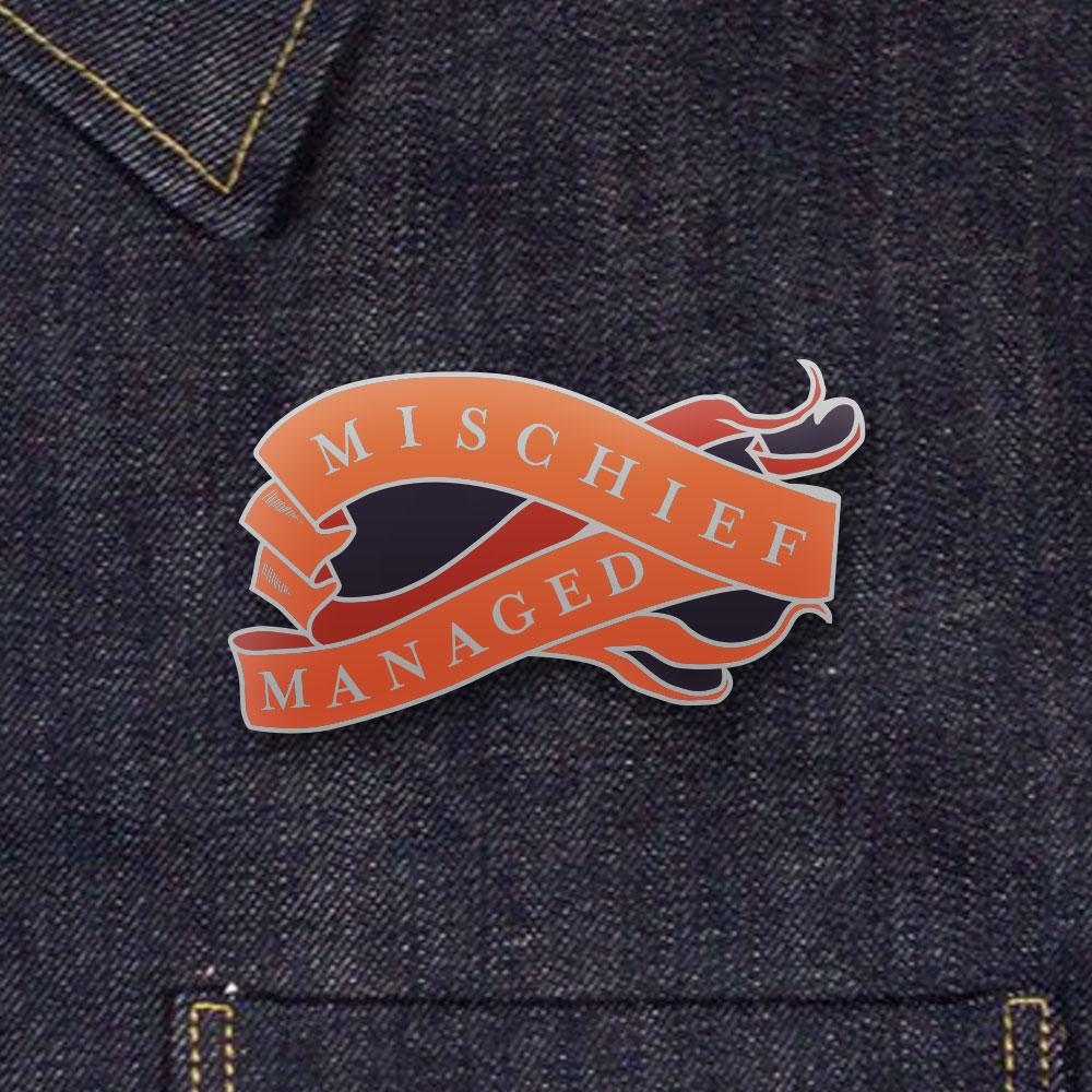 Mischief Managed Pin