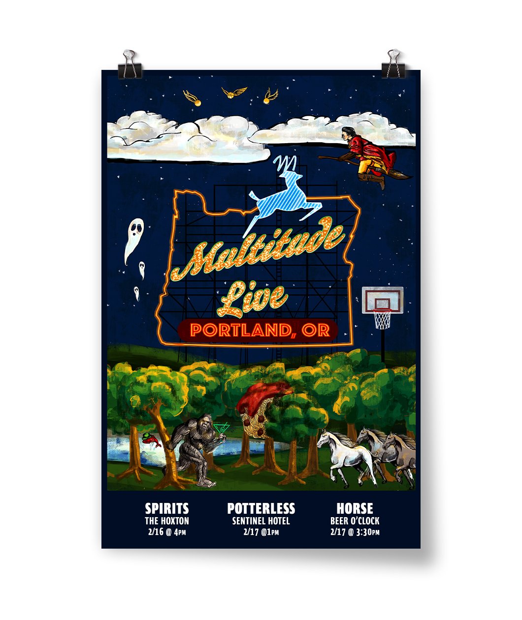 Multitude Live! (Portland) Poster