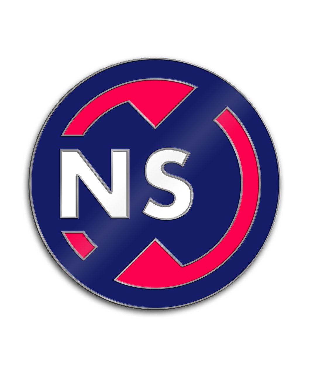 NerdSync Enamel Pin