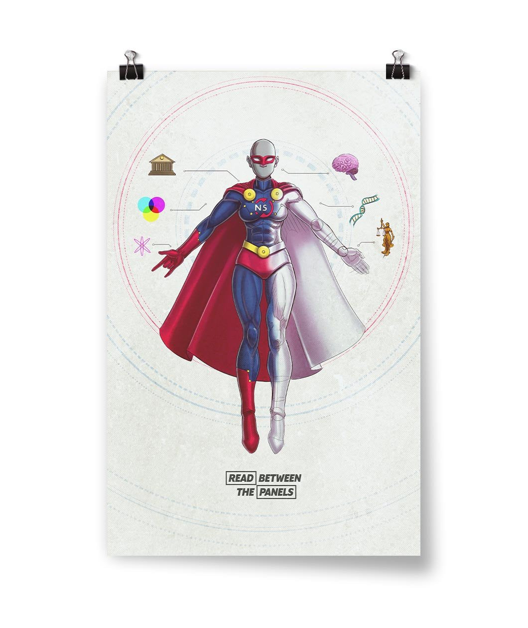 NerdSync Superhero Poster