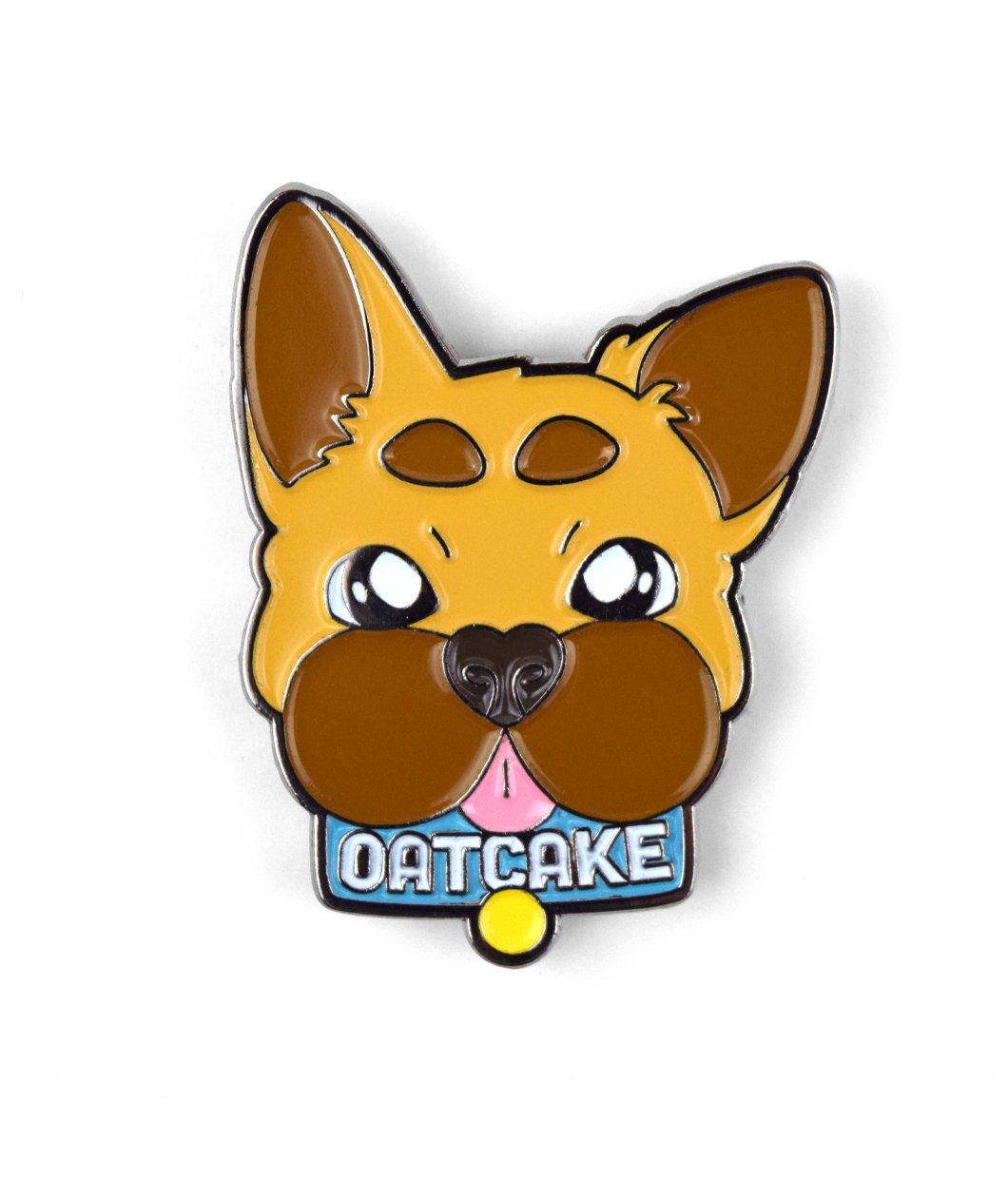 Oatcake Enamel Pin