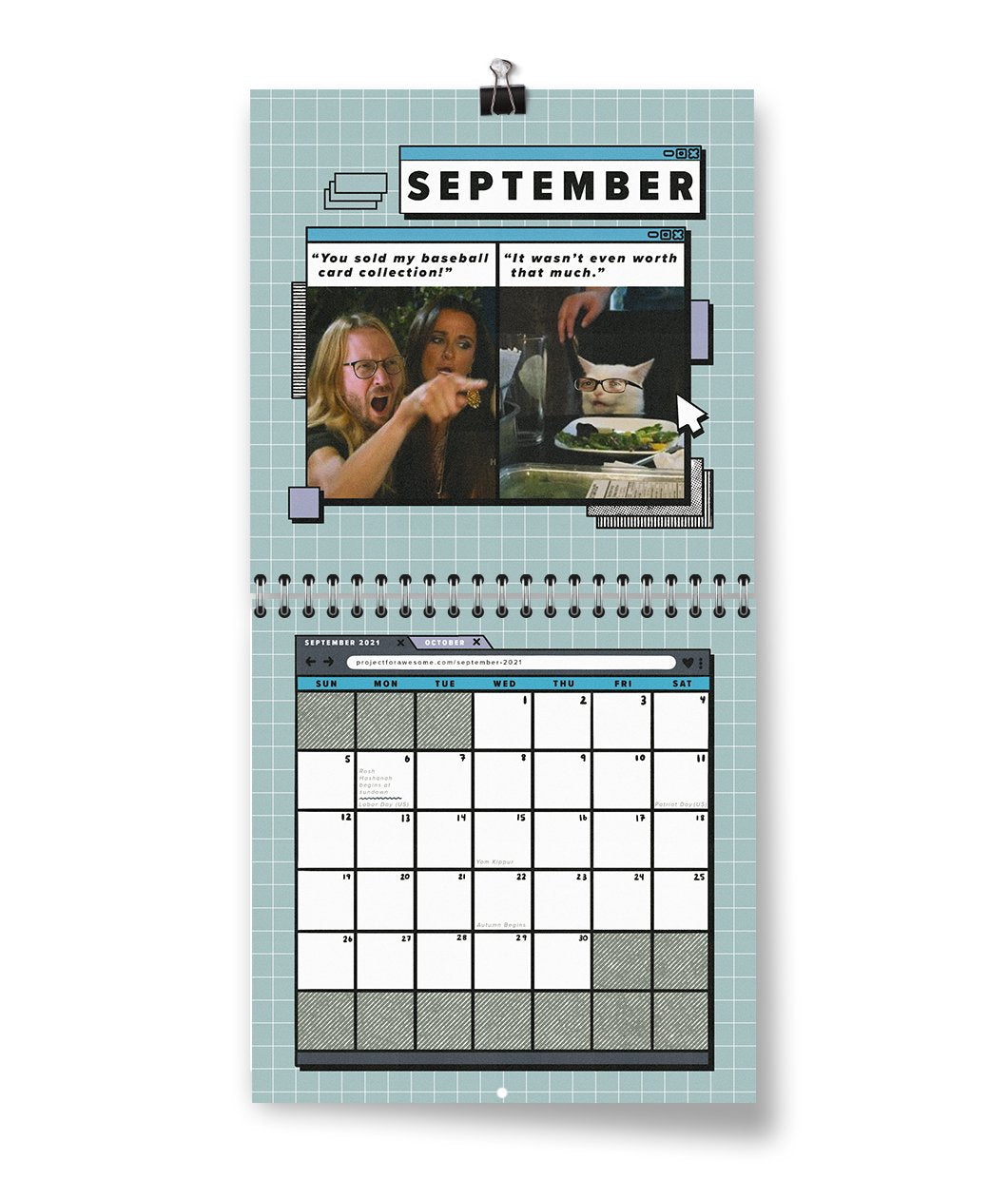 Project For Awesome 2021 Calendar