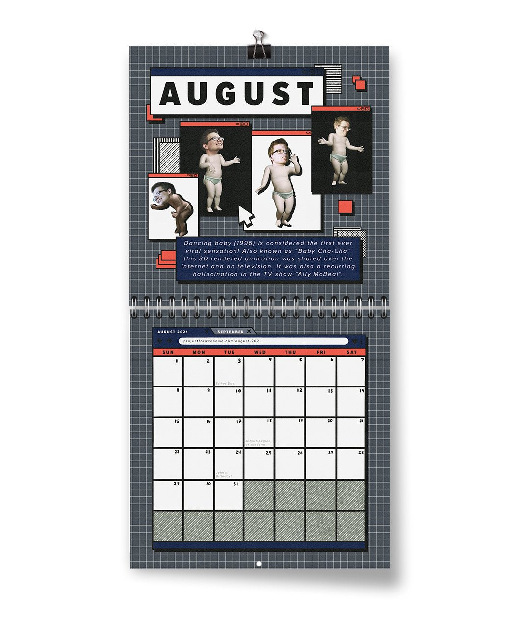 Project For Awesome 2021 Calendar