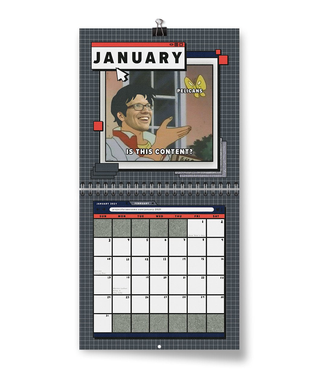 Project For Awesome 2021 Calendar