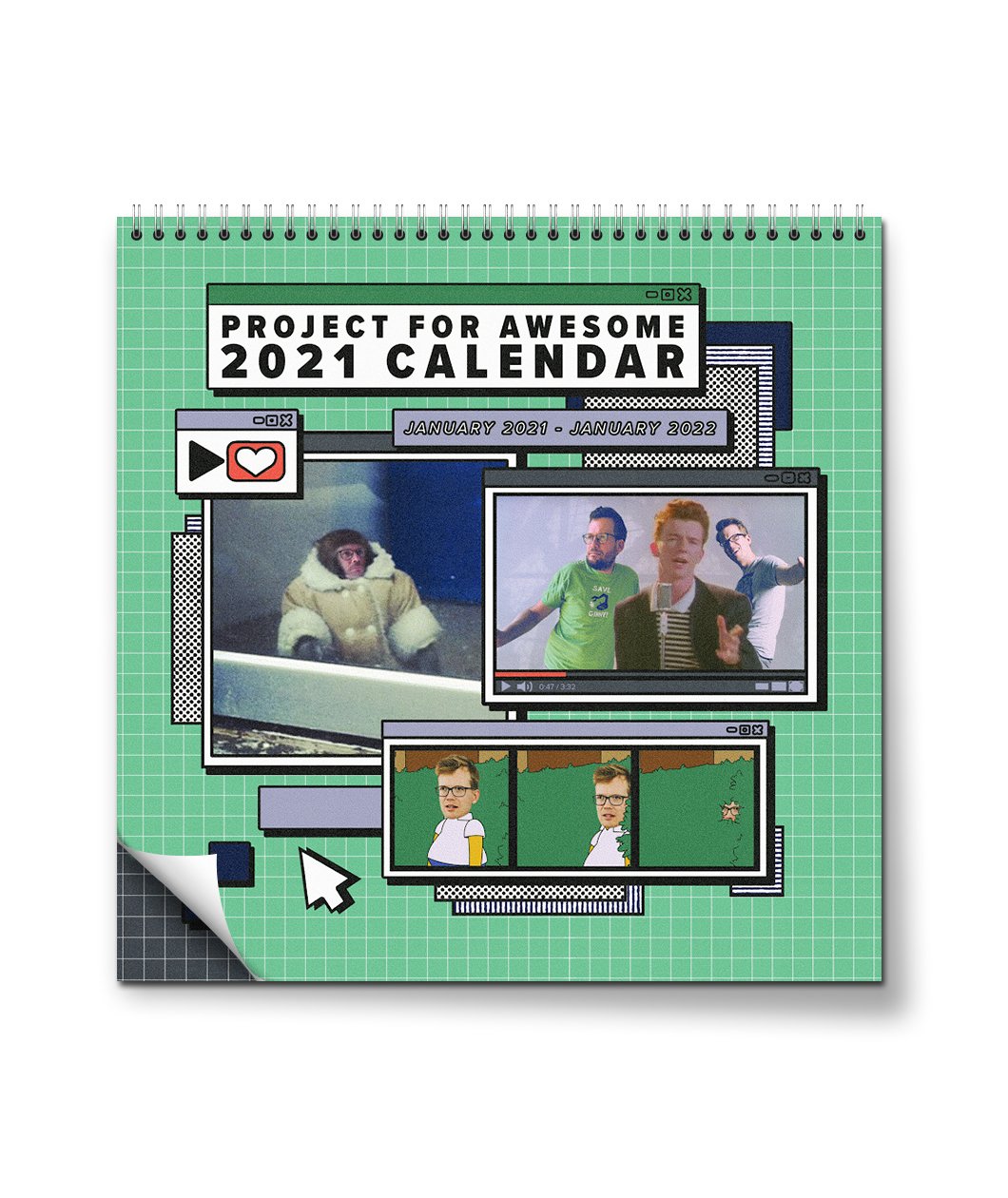 Project For Awesome 2021 Calendar