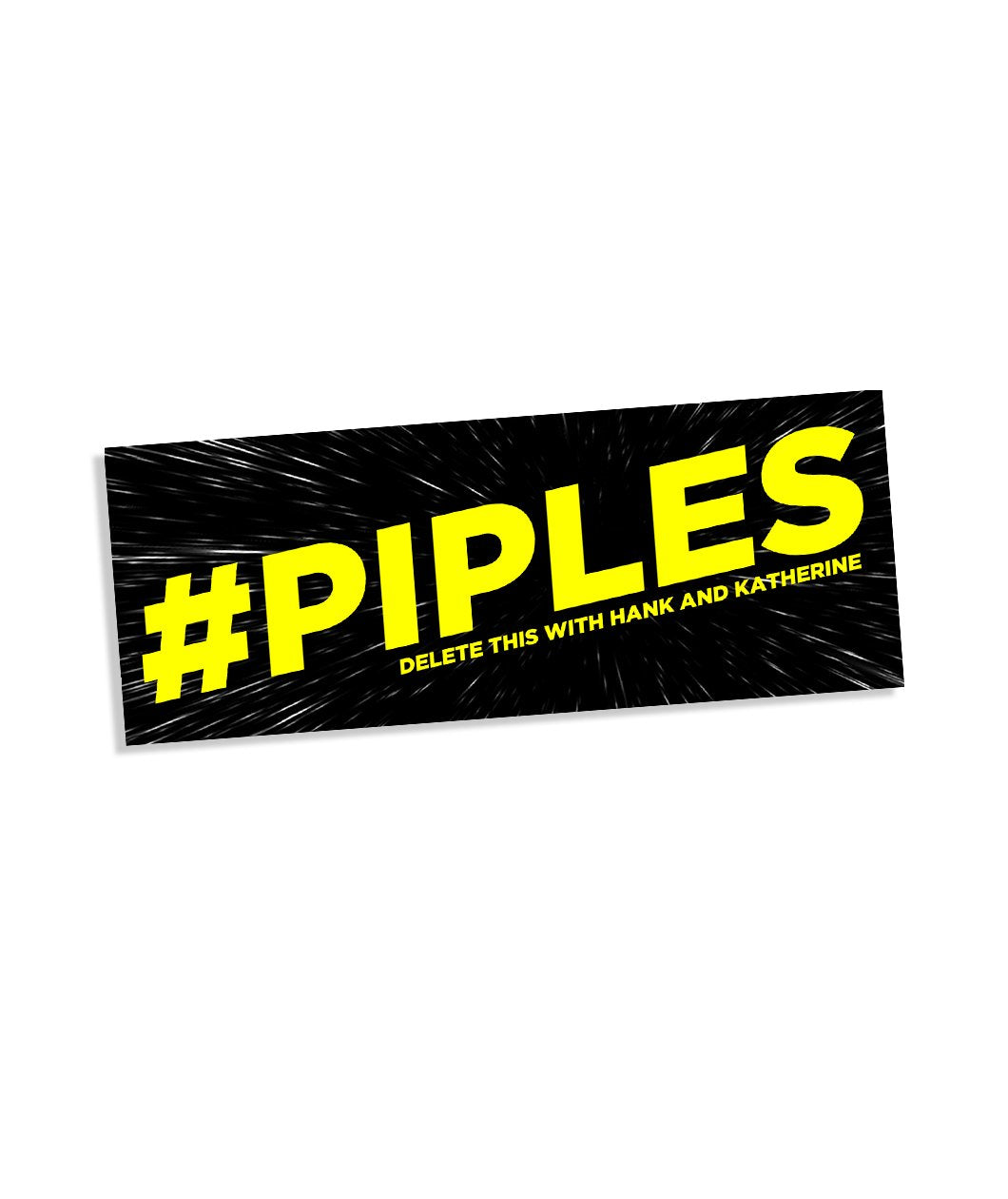 #Piples Decal