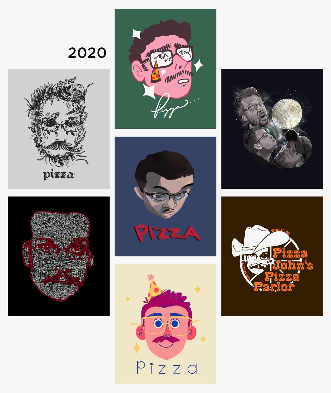 Pizza John Sticker Packs