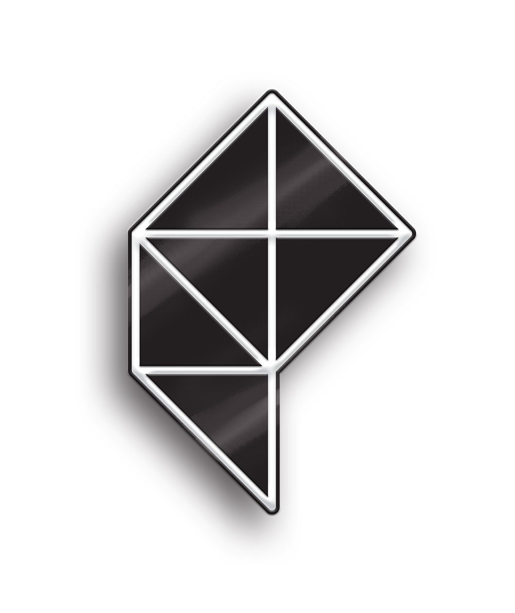 Polygon Logo Enamel Pin
