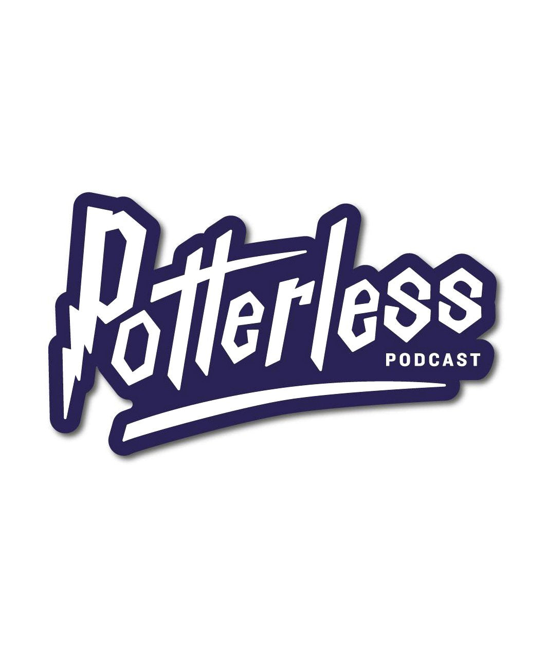 Potterless Vinyl Logo Sticker
