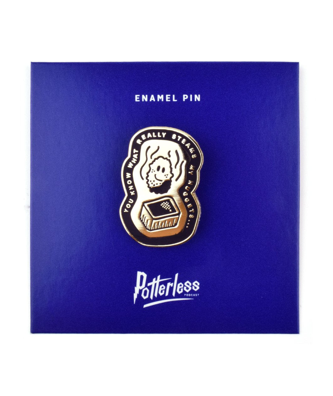 Steamed Nuggets Enamel Pin