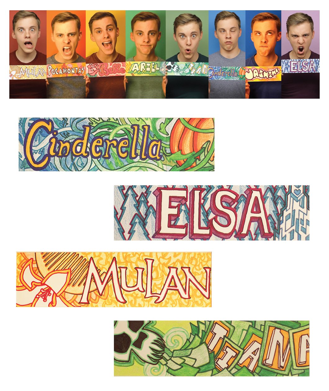 Princess Bookmark Set- Set #2
