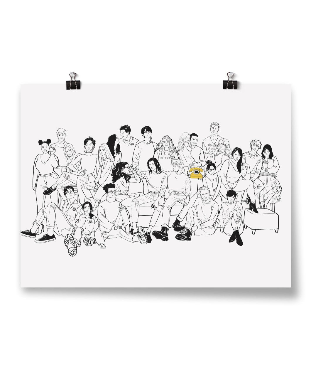 Rainbow Rowell Characters Family Portrait *Signed Options!*