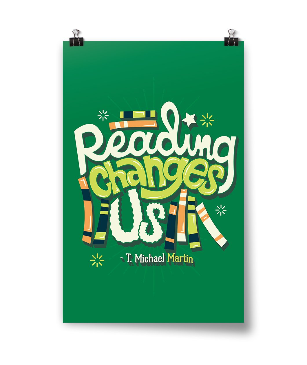 Reading Changes Us Poster
