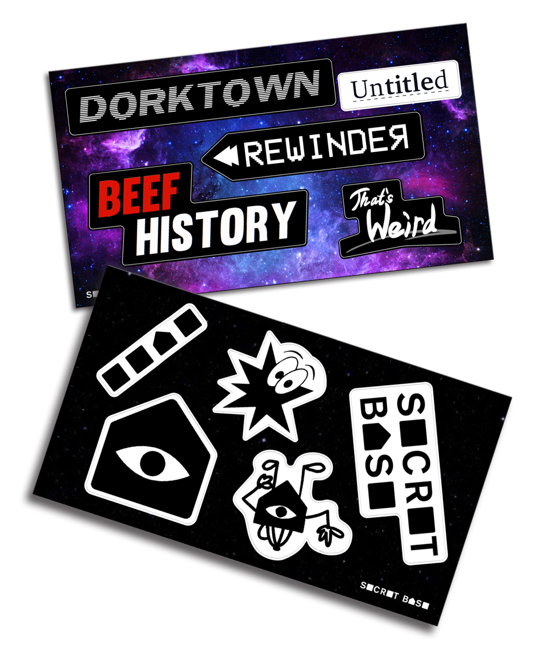 Secret Base Sticker Sheets