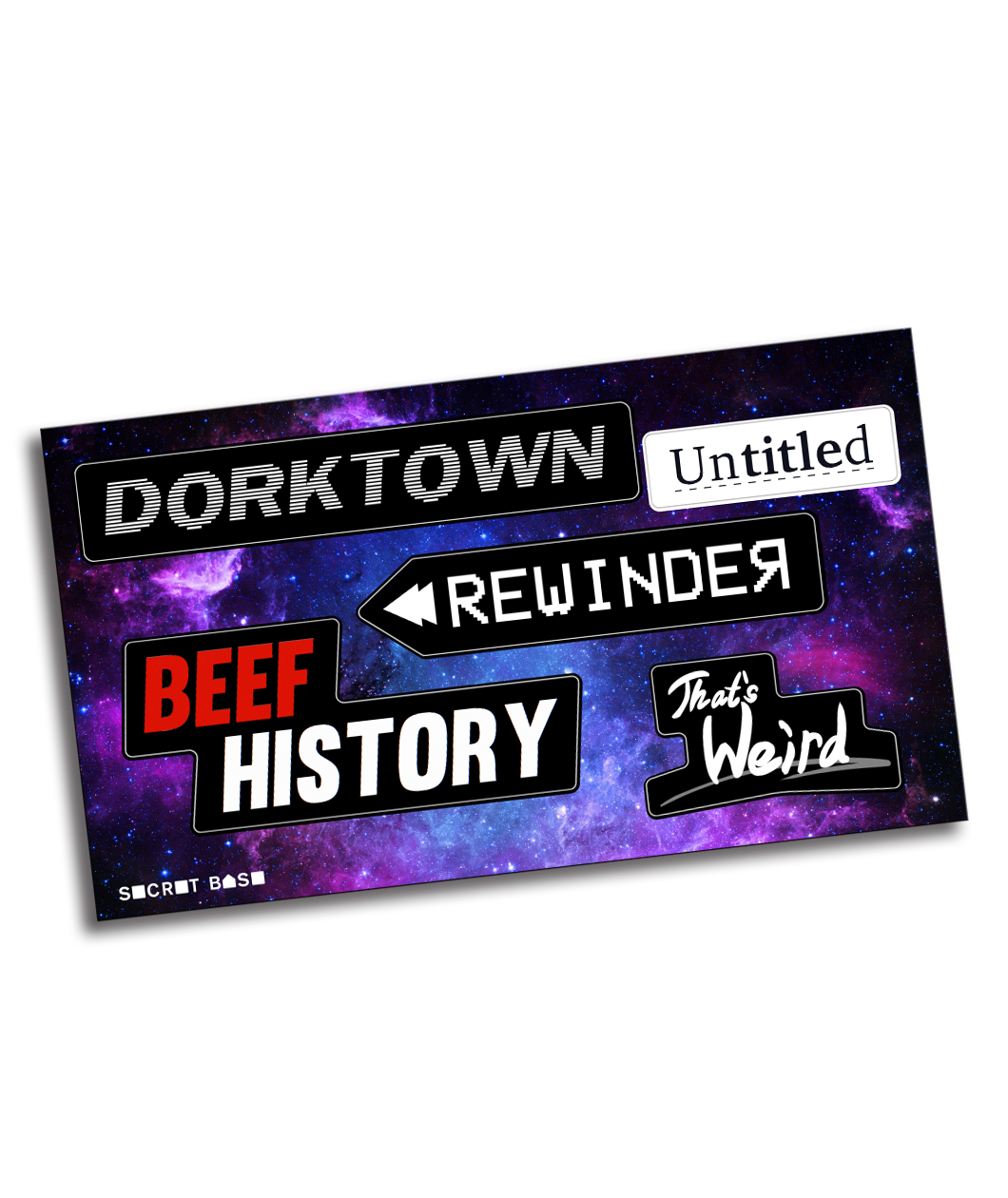 Secret Base Sticker Sheets