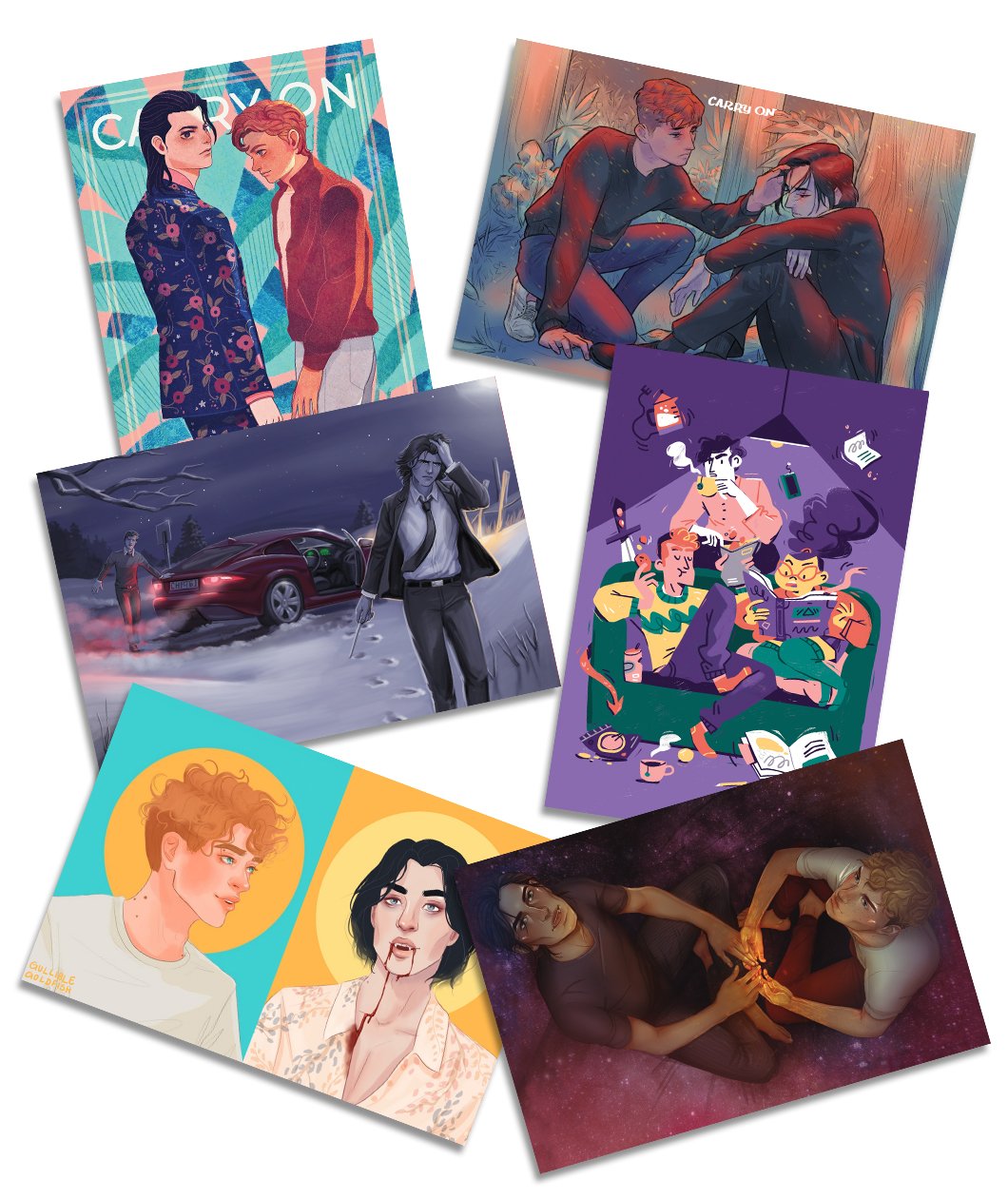Simon Snow Trilogy Print Set I