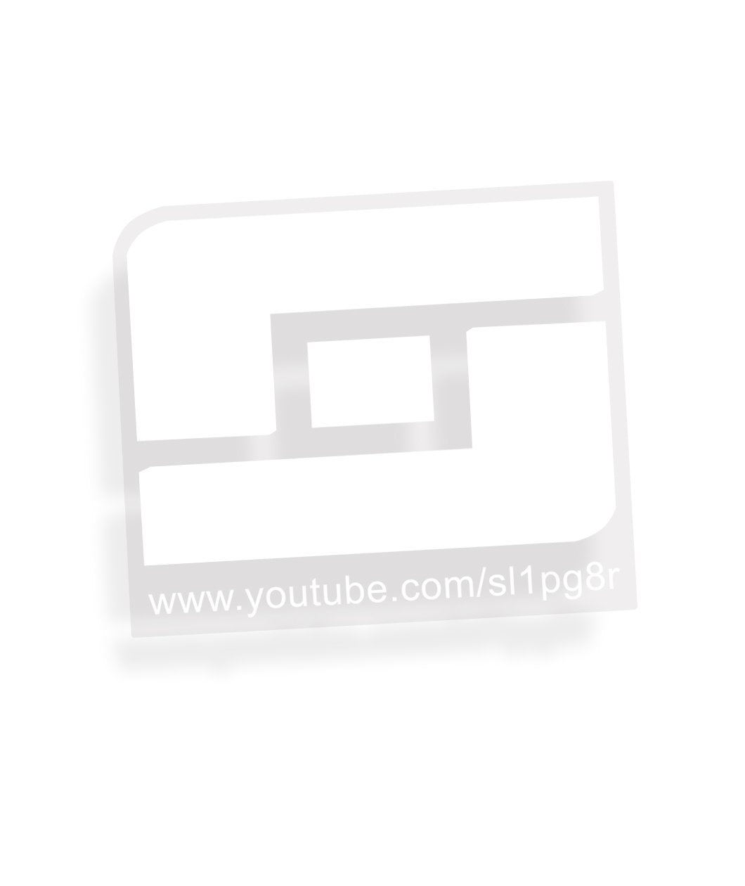 Sl1pg8r Logo Clear Sticker