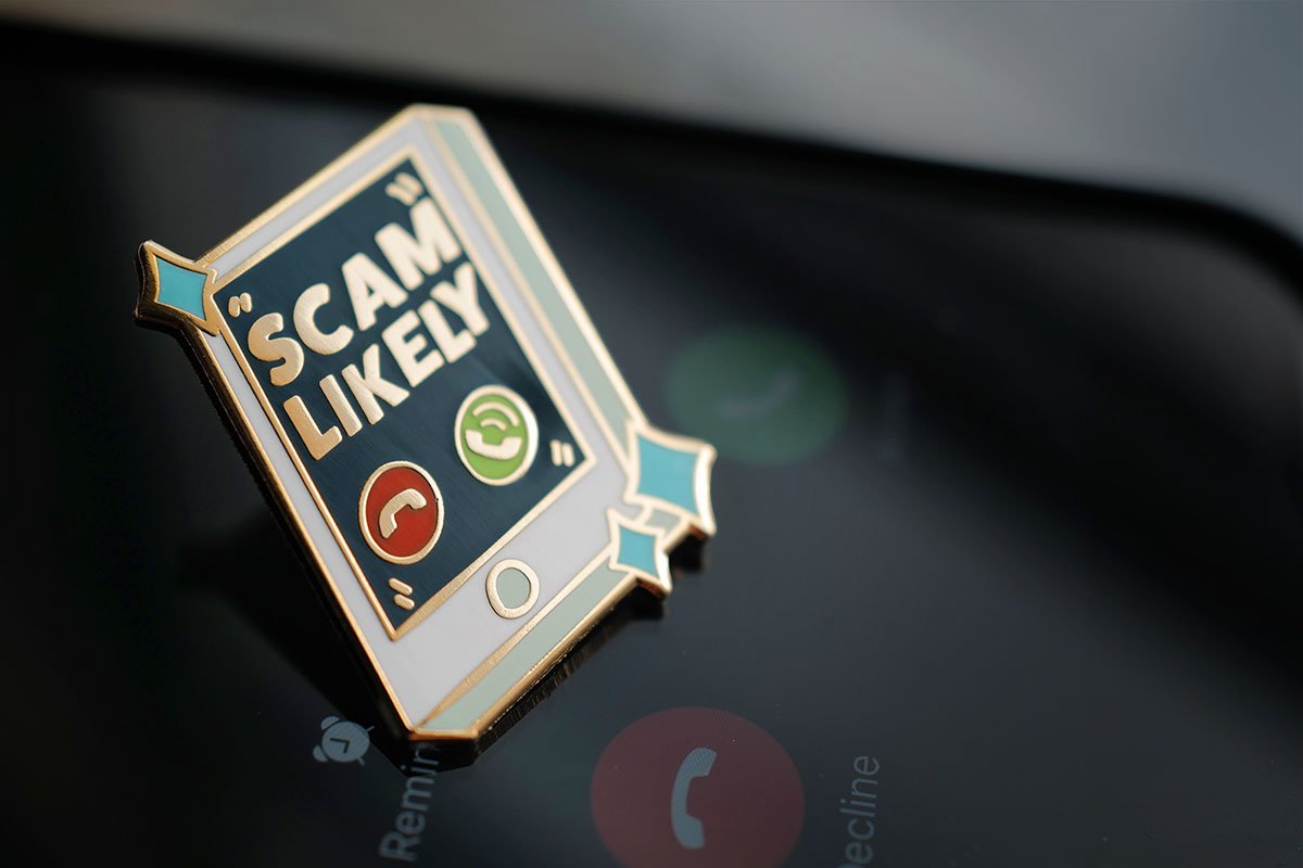 Scam Likely Pin