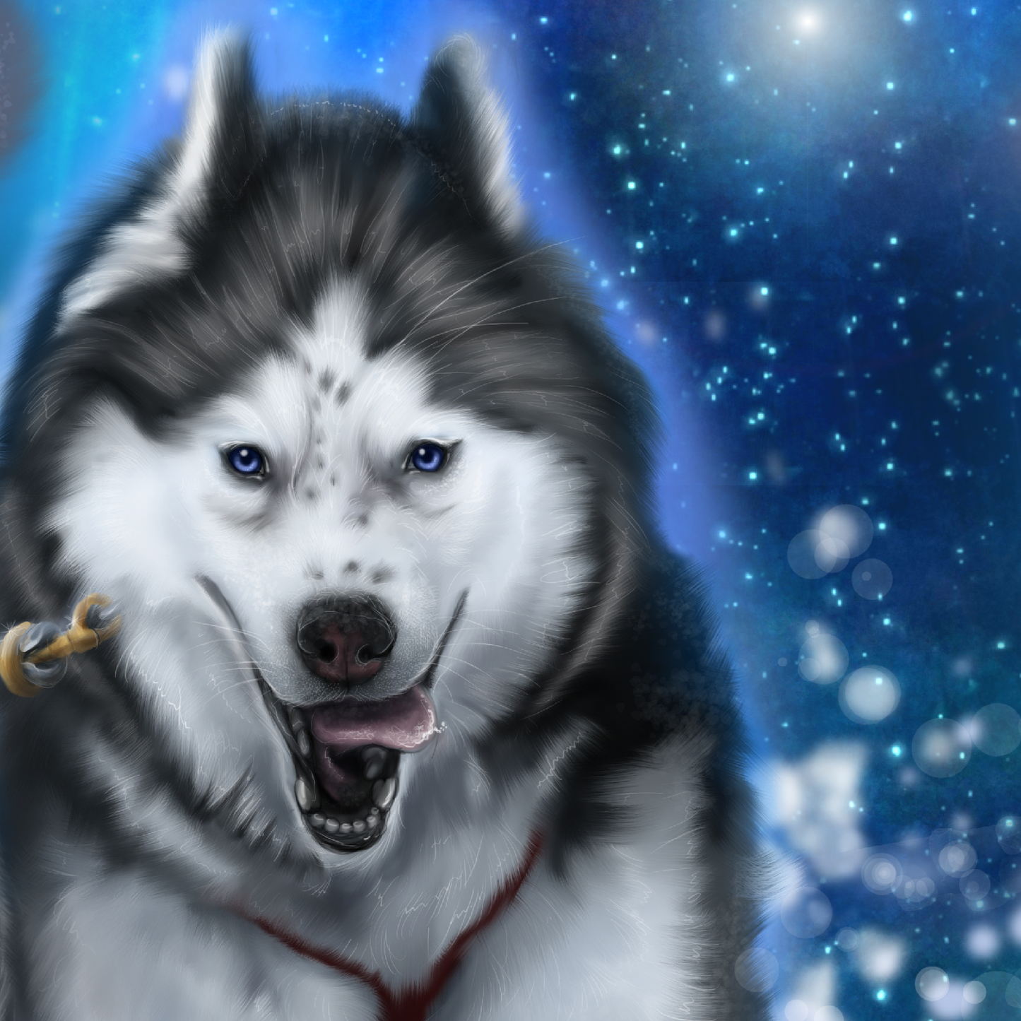 Gone To The Snow Dogs Poster