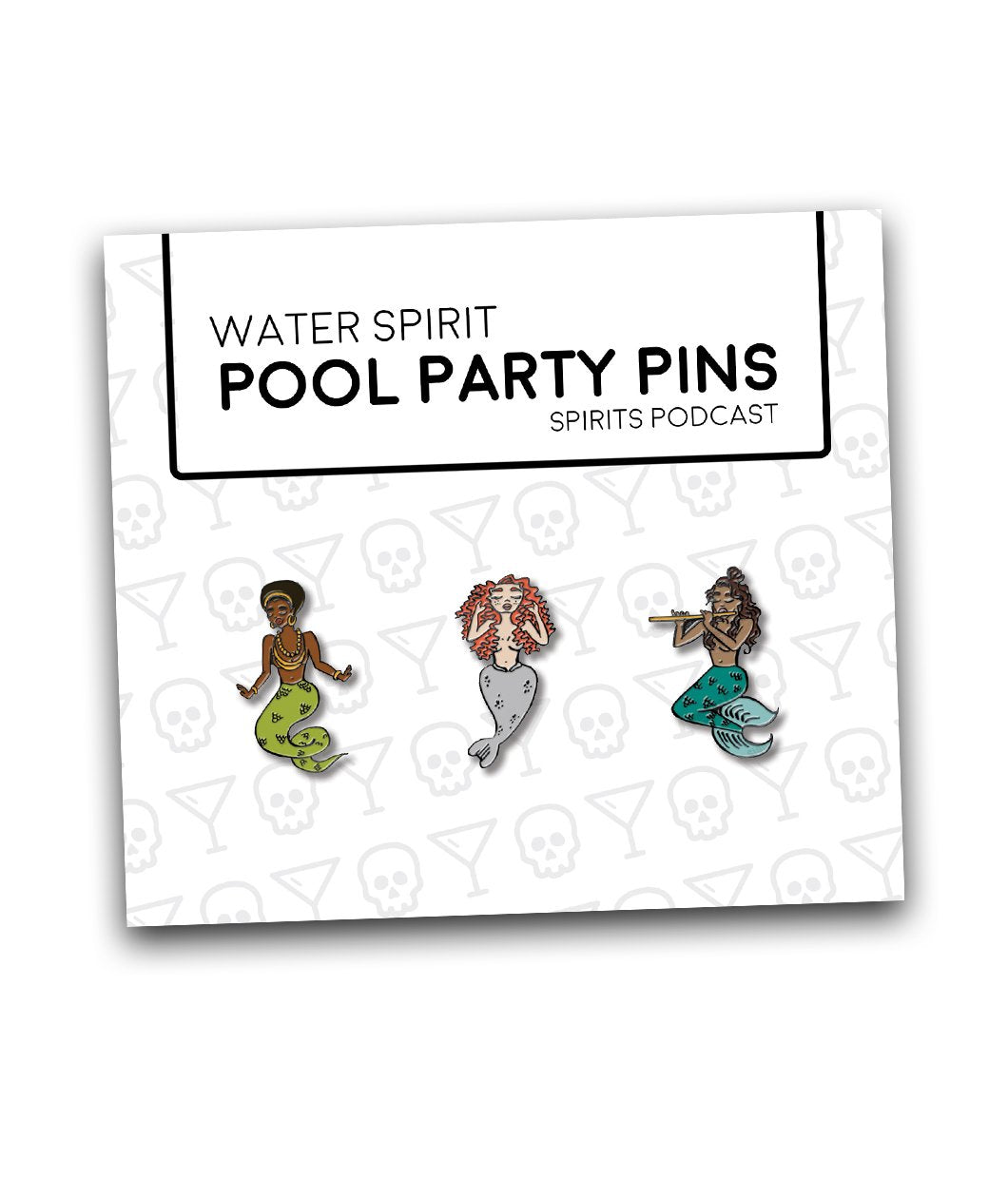 Spirits Water Spirit Pool Party Pin Set