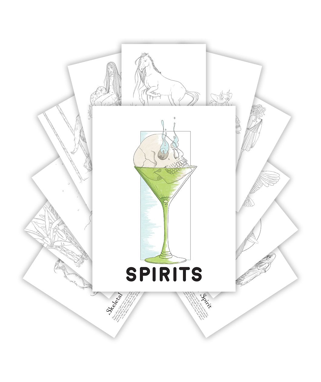 Spirits Coloring Book