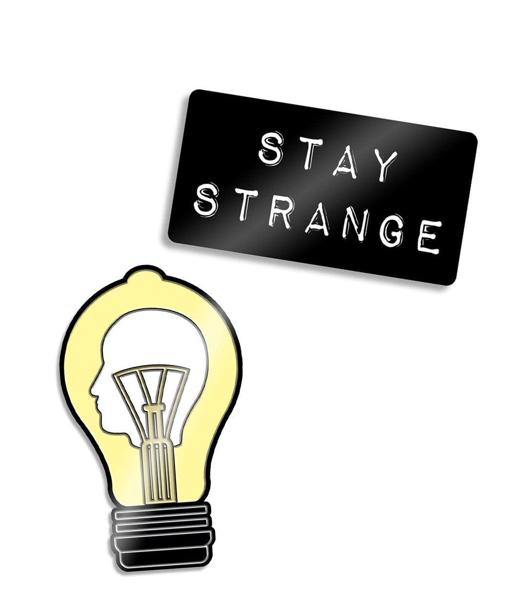 Stay Strange Enamel Pin