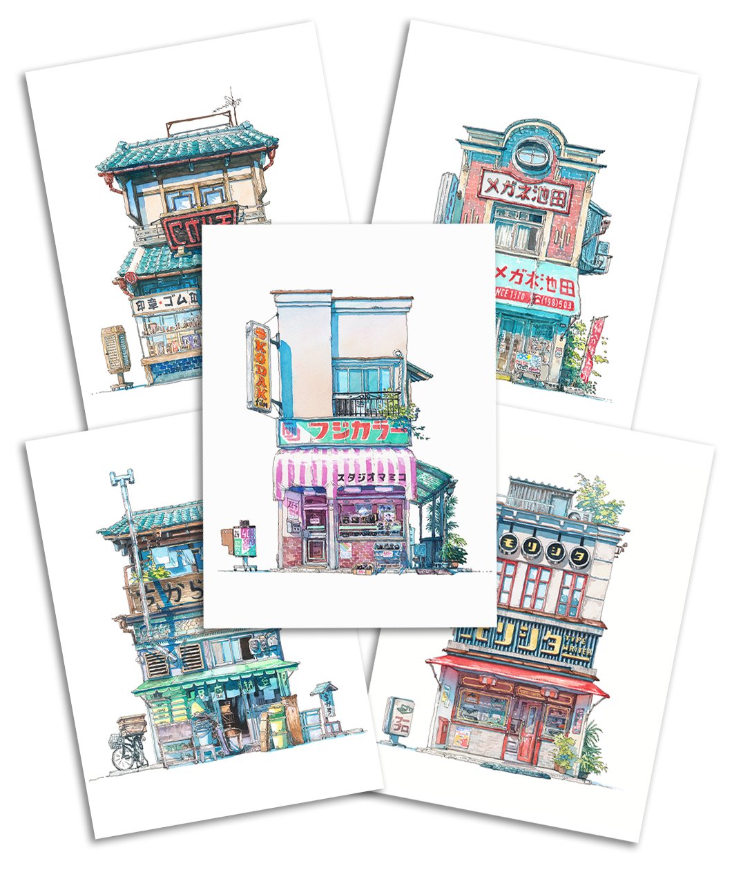 Storefront Postcard Set