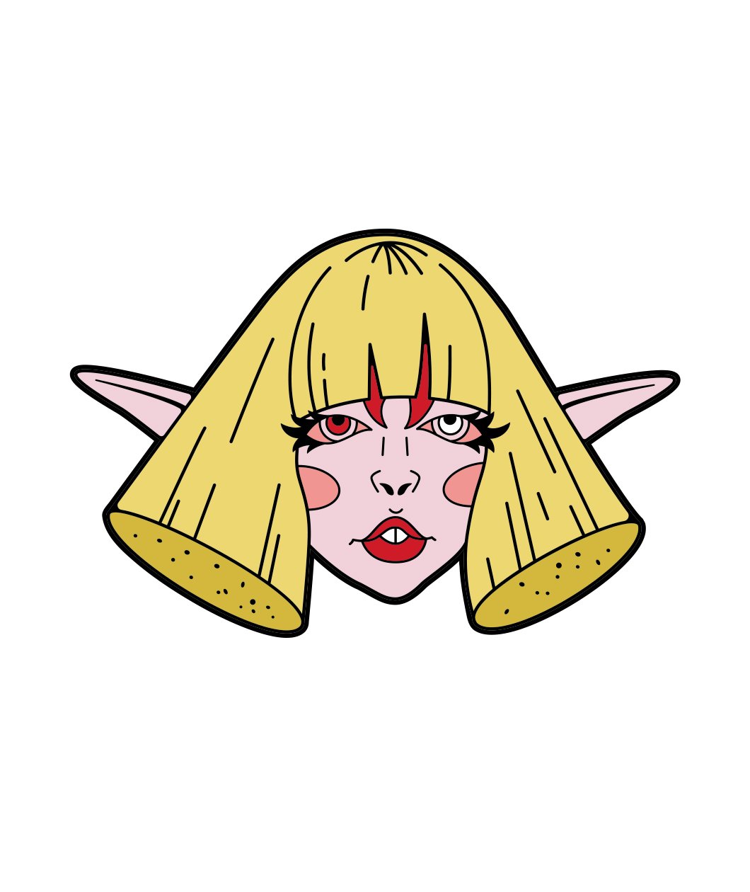 Tammy Radbody Face Enamel Pin