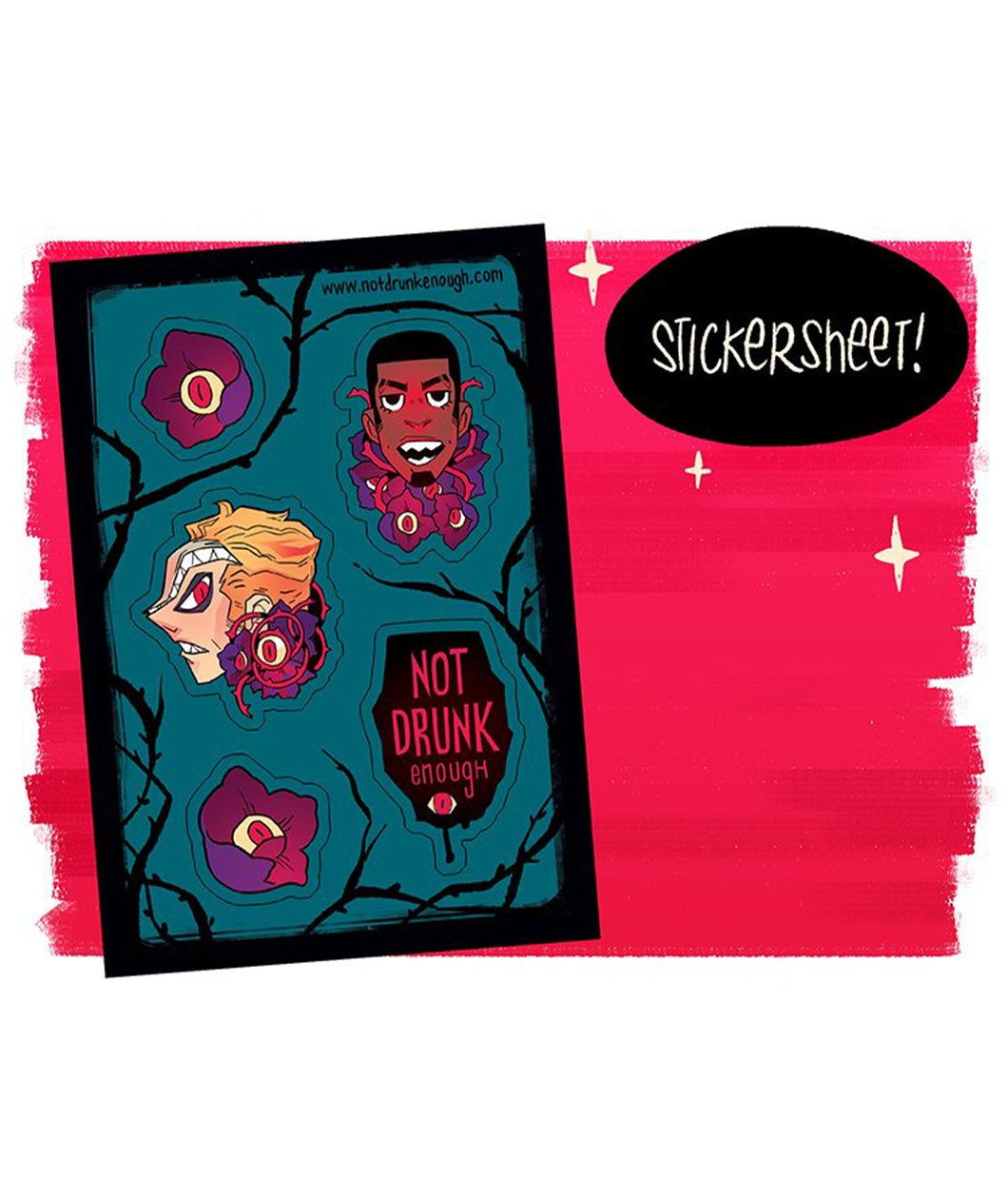 Not Drunk Enough 2020 Sticker Sheet