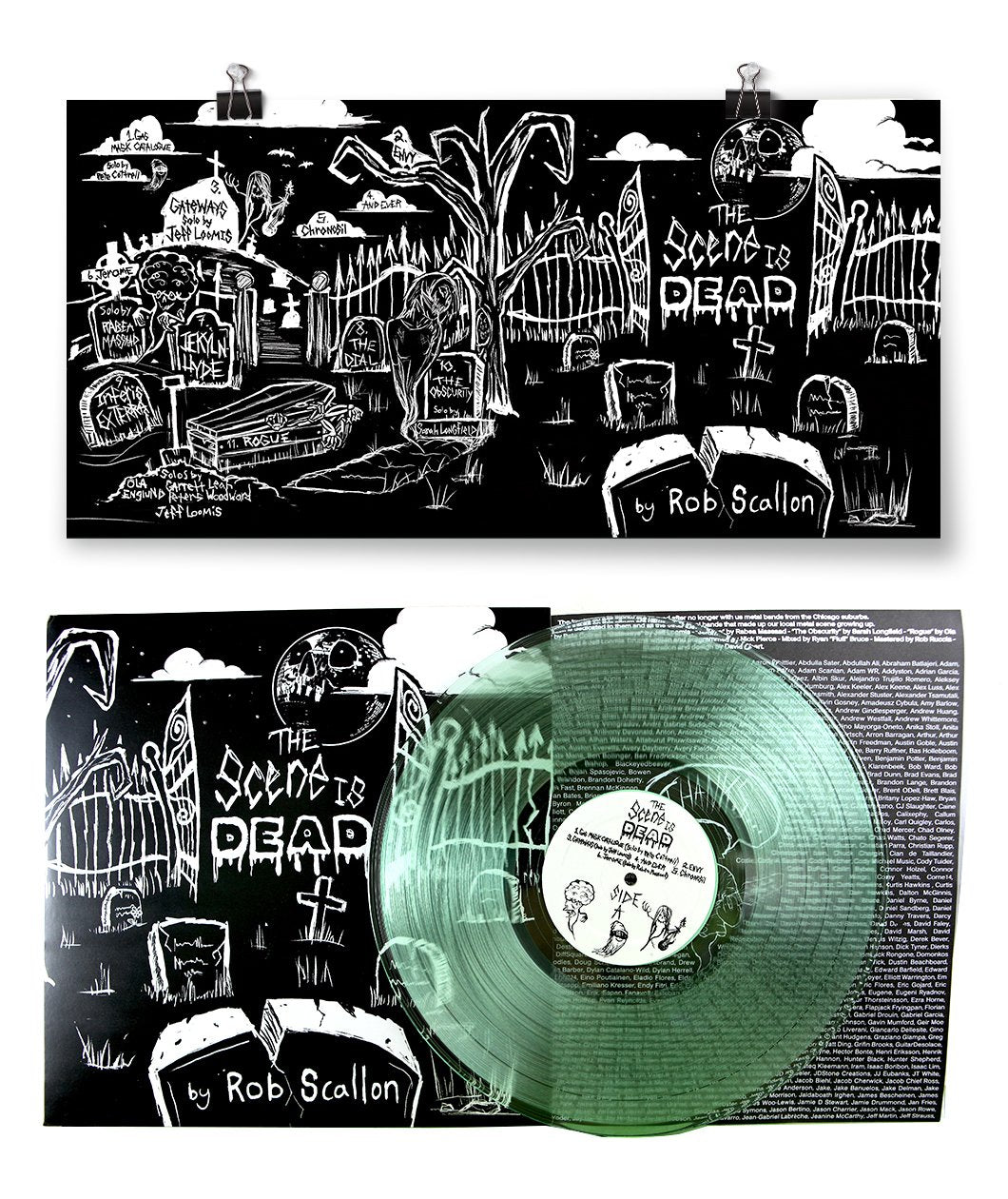 The Scene Is Dead Poster + Vinyl Bundle