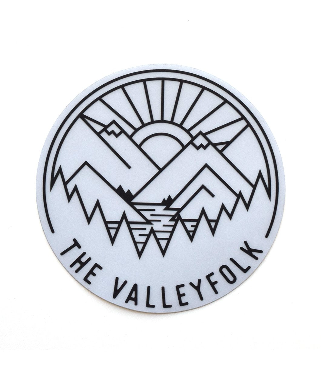 The Valleyfolk Clear Decal