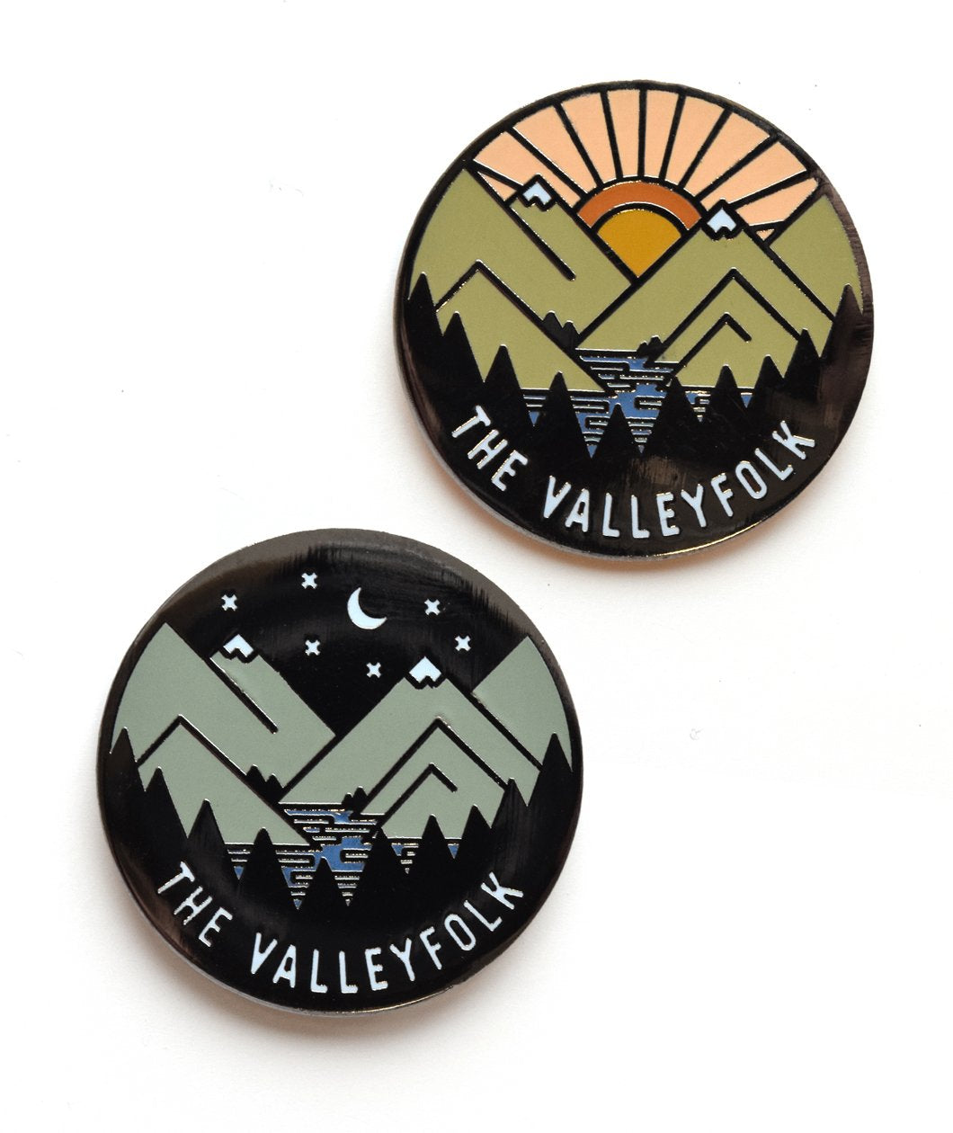 The Valleyfolk Enamel Pin