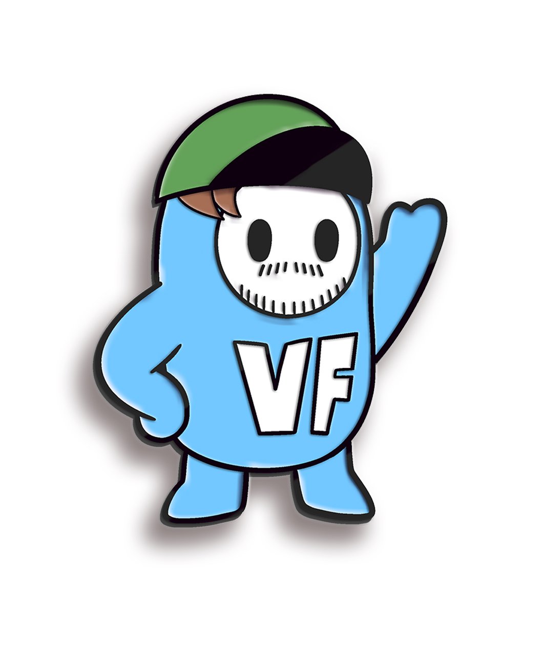 The Valleyfolk Fall Guys Enamel Pins