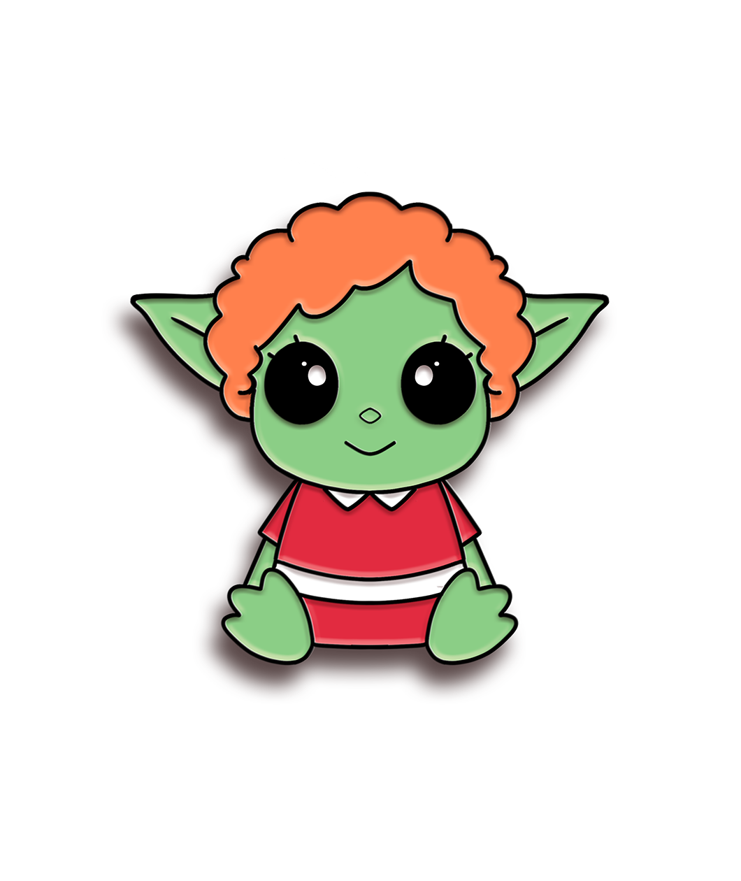 Movie Movie Game: MandalorAnnie Pin (Patreon Exclusive Alternate Grogu Version)