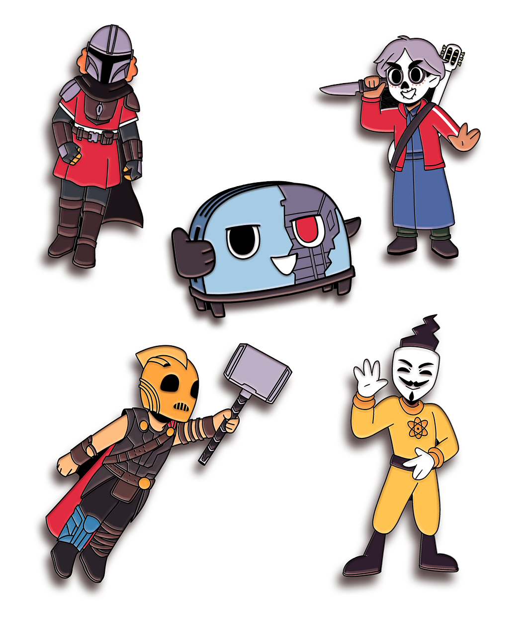 Movie Movie Game Pin Bundle