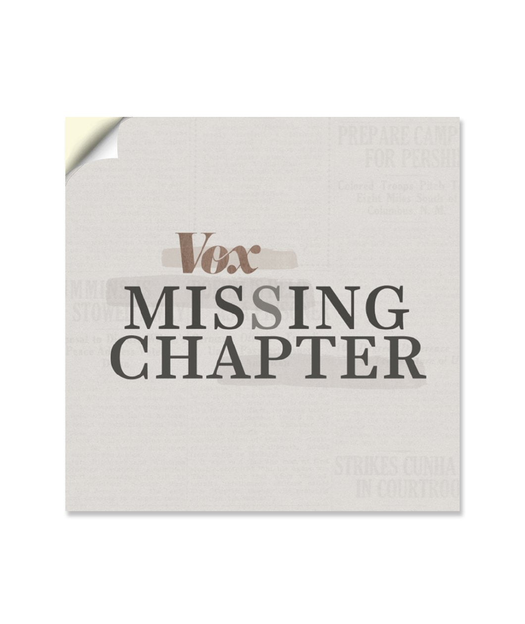 Vox Missing Chapter Sticker
