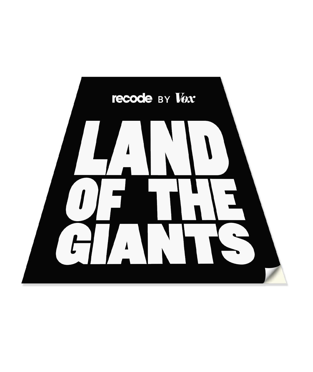 Vox Land of the Giants Sticker