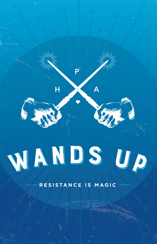 Wands Up Poster