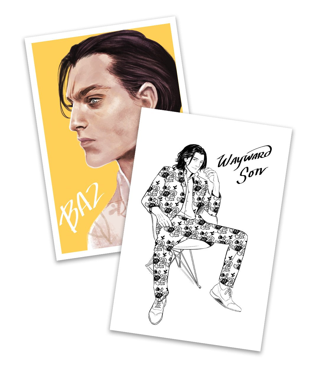 SIGNED Wayward Son Book + Simon Snow Print Set II Bundle