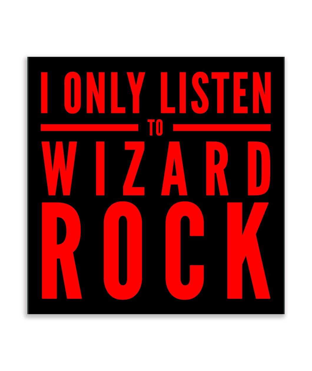 Wizard Rock Vinyl Sticker